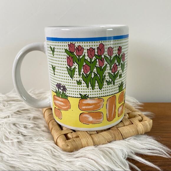 Vintage Kitsch Cottagecore Gardening Coffee Mug - Picture 3 of 6